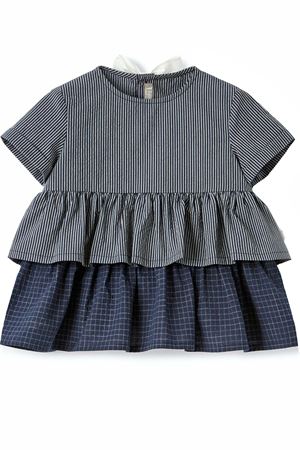 Camicia con balze rigata IL GUFO | CC076C3127495R